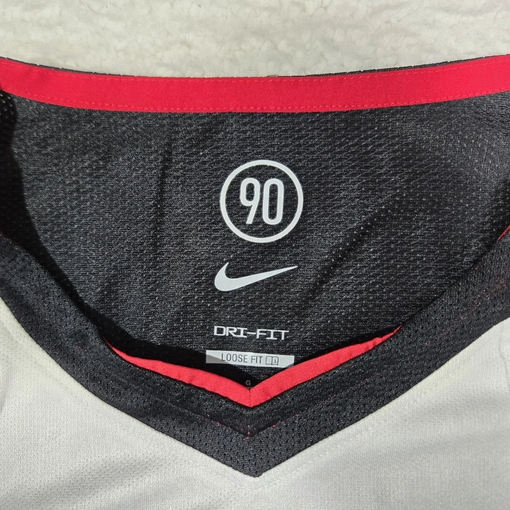 Nike‎ Training T-Shirt Dri-FIT Total 90 Energy Jersey White Black HV1178-133 L